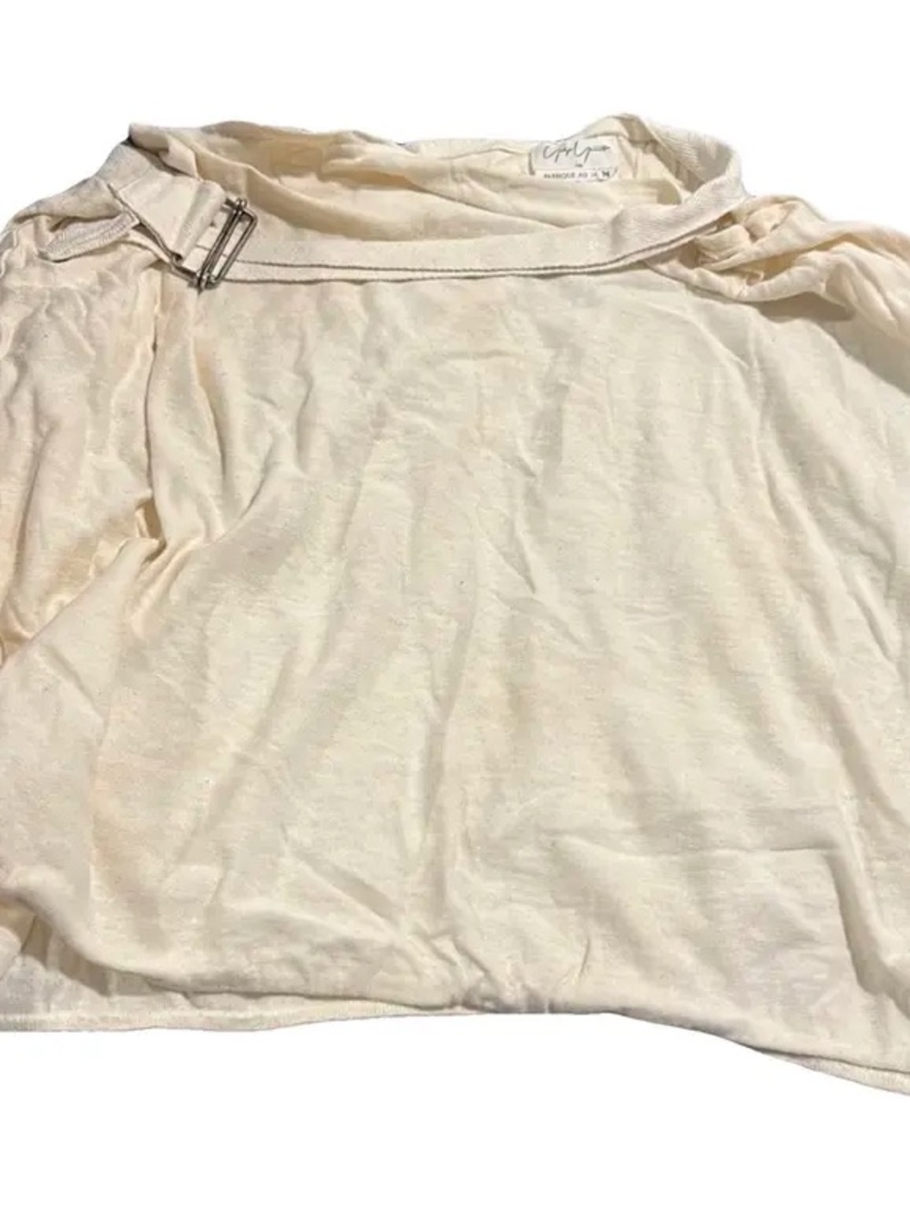 YOHJI UNIQUE COTTON SKIRT WITH POCKETS & BELT DETAIL